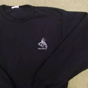 Vintage Sweatshirt 80s Baja Bullies Fish Size Large